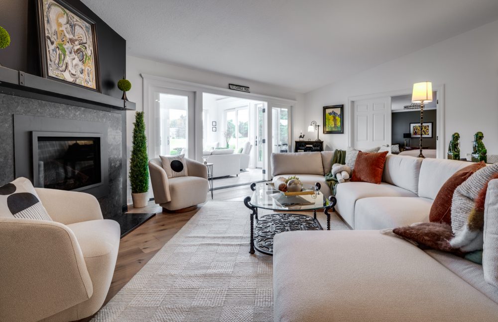 Living Room with Fireplace 2