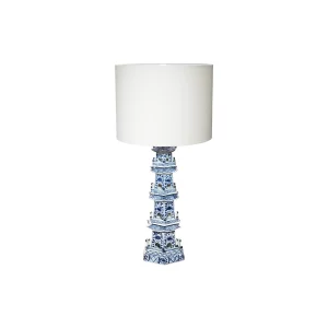 Hand Painted Pagoda Lamp