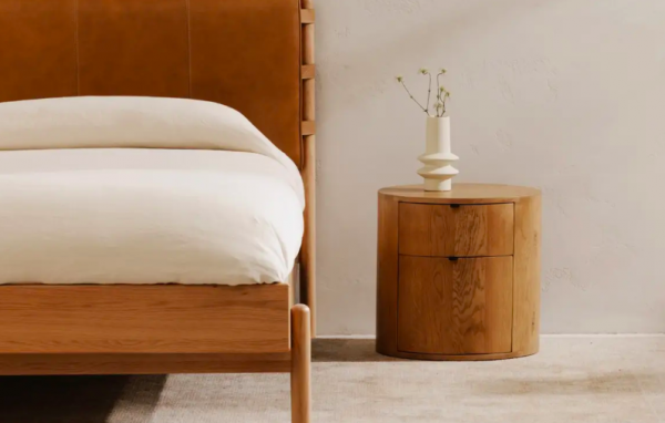 Theo Two Drawer Nightstand - Image 2