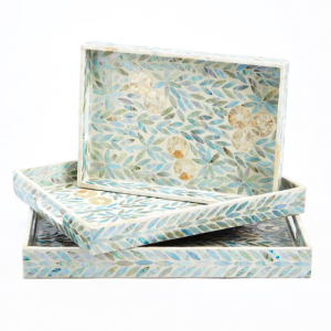 Palawan Flower Mother of Pearl Tray
