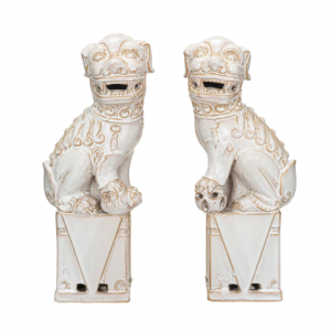 Stoneware Foo Dogs