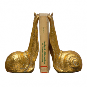 Cast Iron Snail Bookend Set