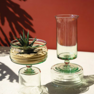 Reversible Glass Compotes Set/2