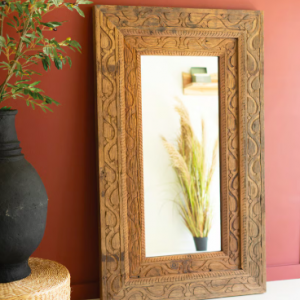 Recycled Carved Mirror