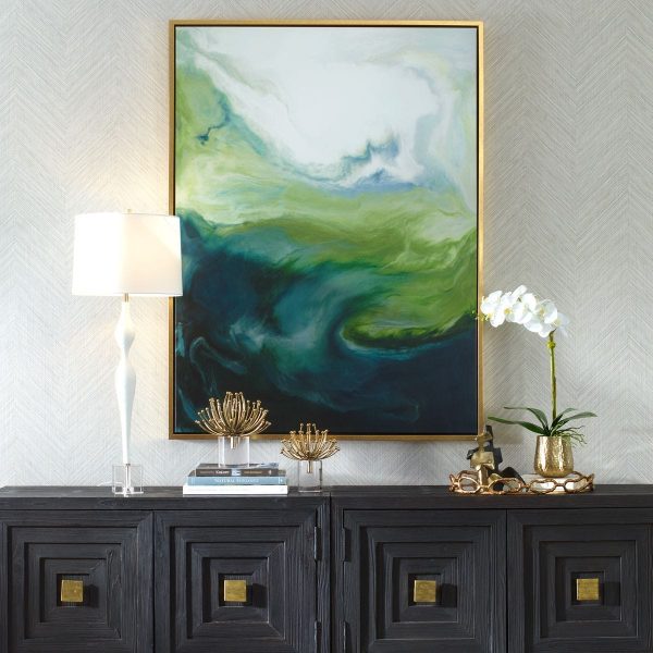 Serene Green Canvas - Image 2