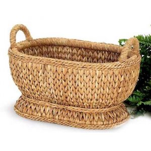 Sweater Weave Oval Basket