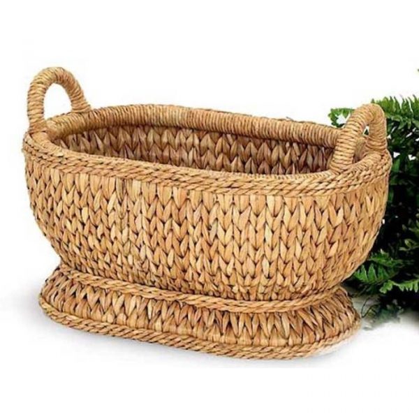 Sweater Weave Oval Basket